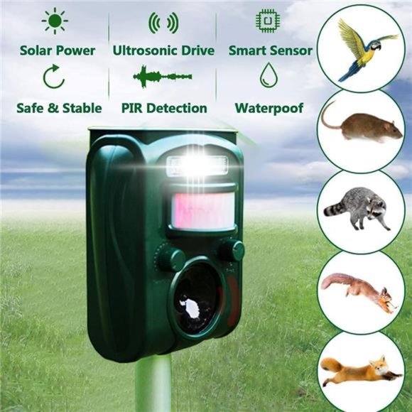 Solar Ultrasonic in Repellent Defender Rat  Waterproof with Motion Detector - Picture 4 of 7